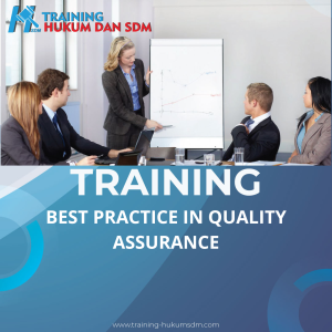 TRAINING BEST PRACTICE IN QUALITY ASSURANCE
