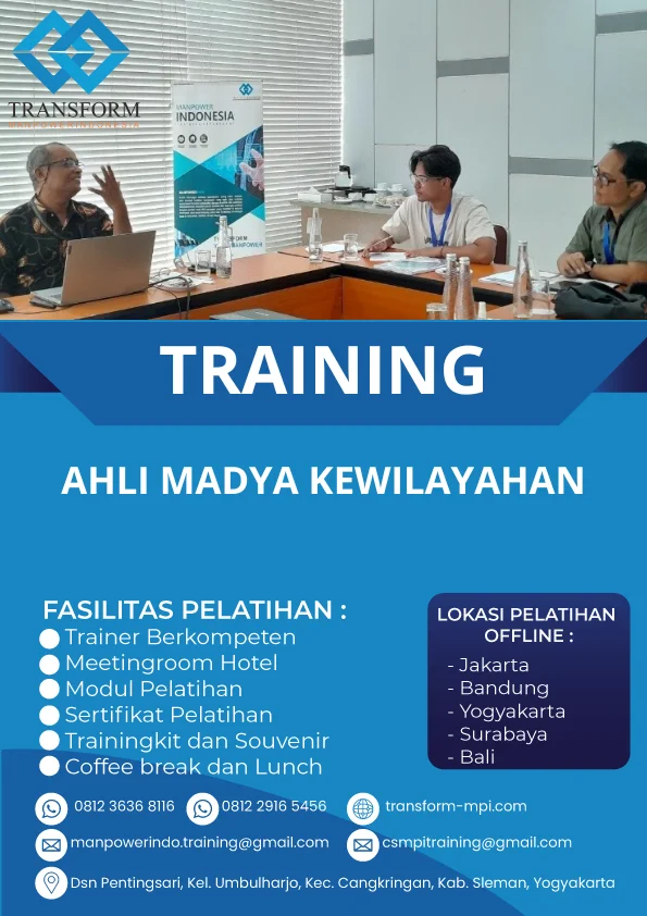 TRAINING AHLI MADYA KEWILAYAHAN