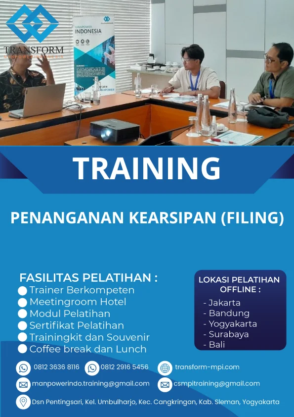 TRAINING PENANGANAN KEARSIPAN (FILING)
