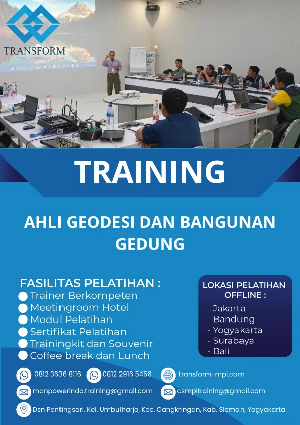 TRAINING AHLI GEODESI DAN BANGUNAN GEDUNG