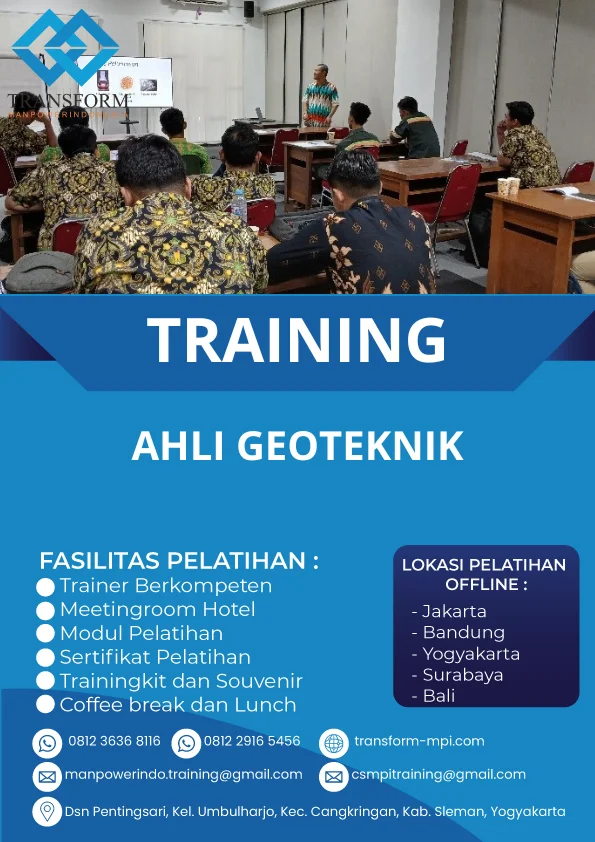 TRAINING AHLI GEOTEKNIK