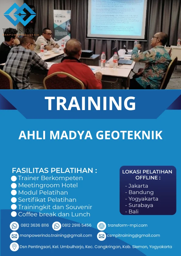 TRAINING AHLI MADYA GEOTEKNIK