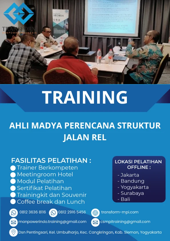 TRAINING AHLI MADYA PERENCANA STRUKTUR JALAN REL