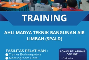 TRAINING AHLI MADYA TEKNIK BANGUNAN AIR LIMBAH (SPALD)