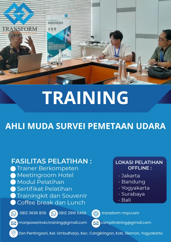 TRAINING AHLI MUDA SURVEI PEMETAAN UDARA