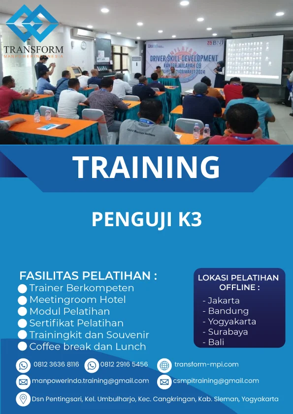 TRAINING SERTIFIKASI OKUPASI PENGUJI K3