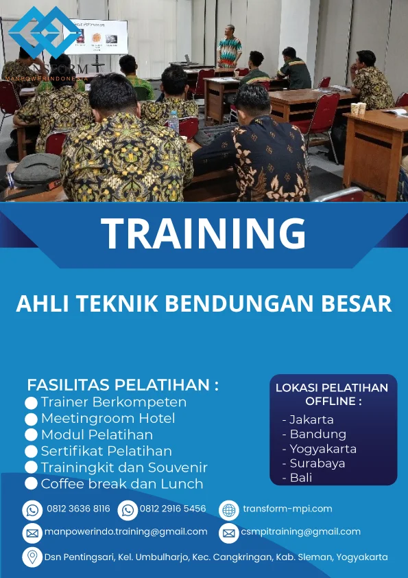 TRAINING AHLI TEKNIK BENDUNGAN BESAR