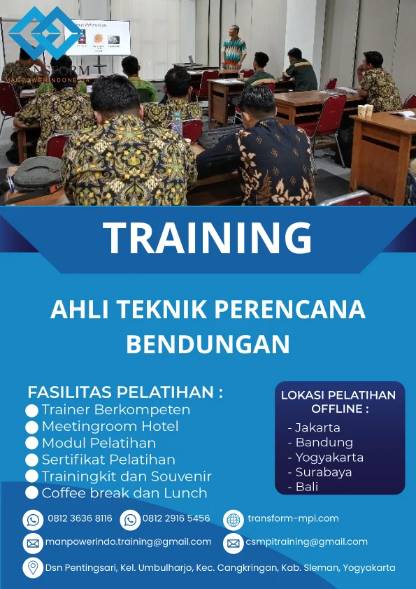 TRAINING AHLI TEKNIK PERENCANA BENDUNGAN
