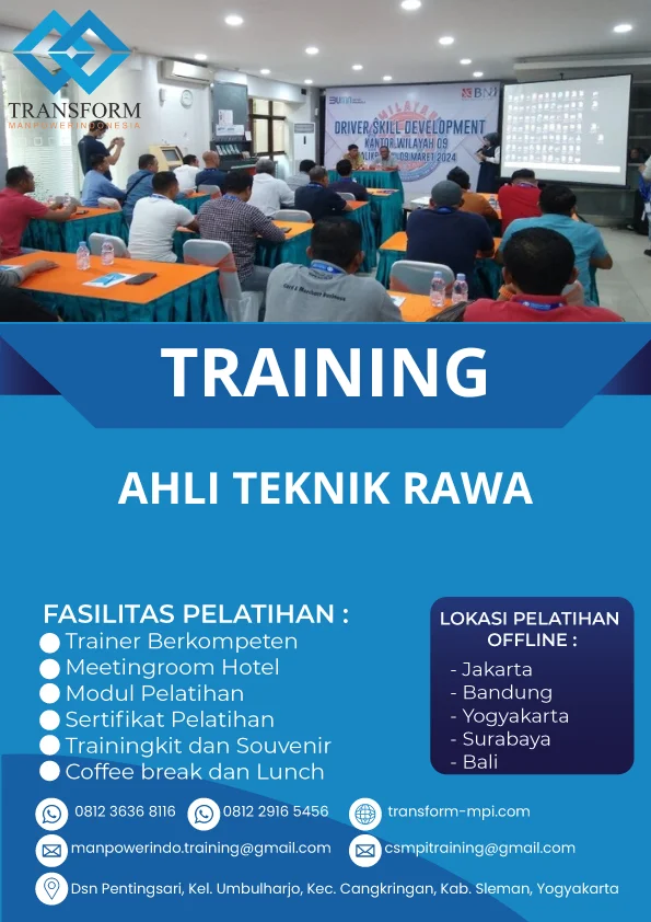 TRAINING AHLI TEKNIK RAWA