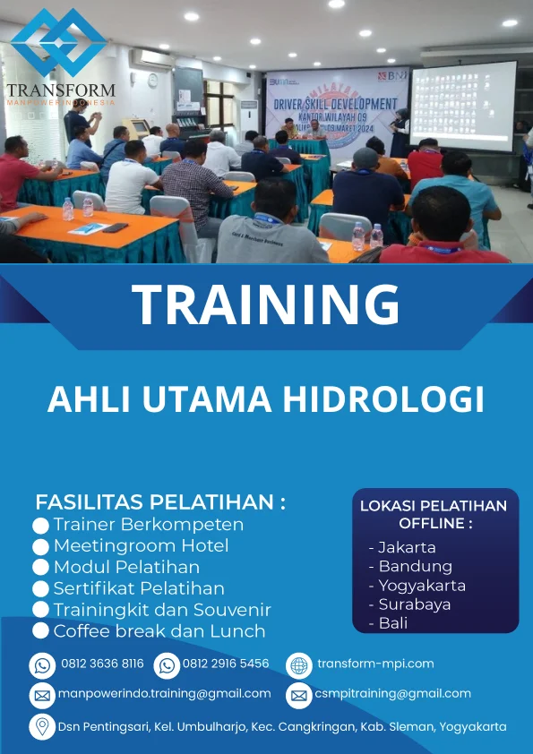 TRAINING AHLI UTAMA HIDROLOGI