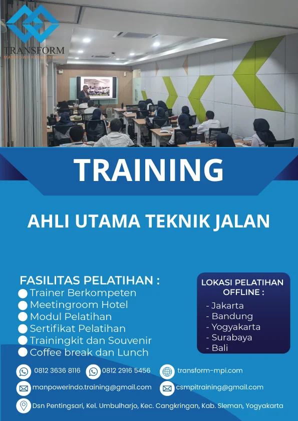 TRAINING AHLI UTAMA TEKNIK JALAN