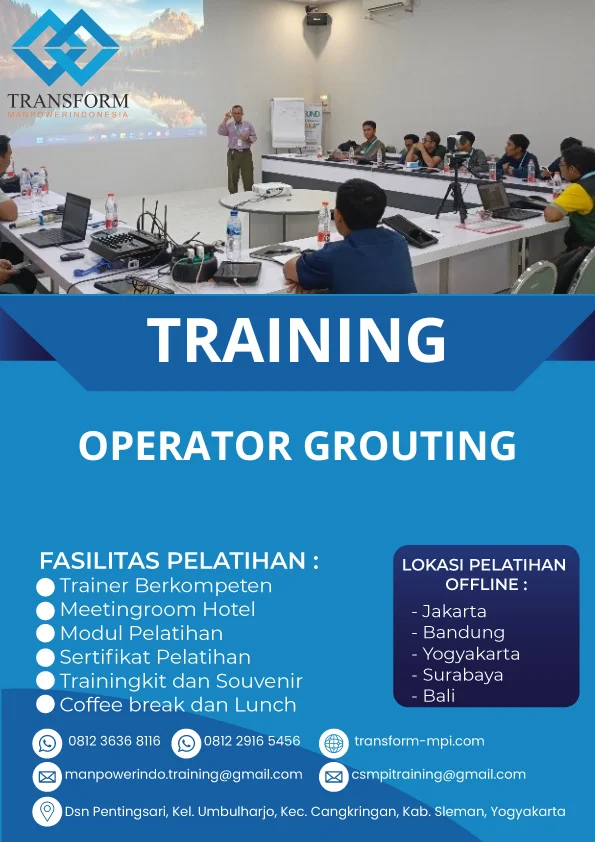 TRAINING OPERATOR GROUTING