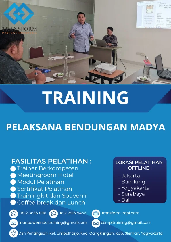 TRAINING PELAKSANA BENDUNGAN MADYA