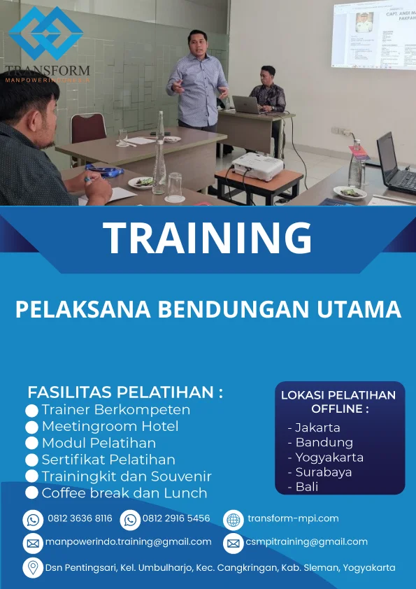 TRAINING PELAKSANA BENDUNGAN UTAMA