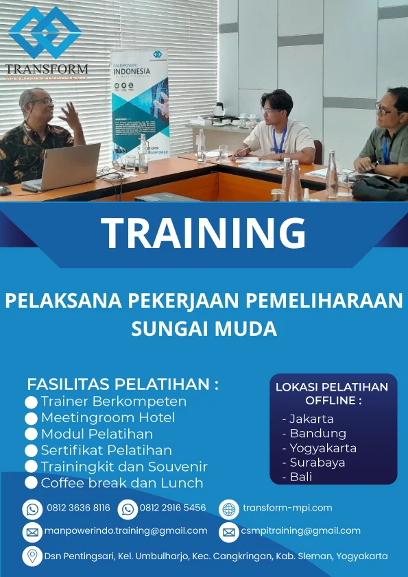 TRAINING PELAKSANA PEKERJAAN PEMELIHARAAN SUNGAI MUDA