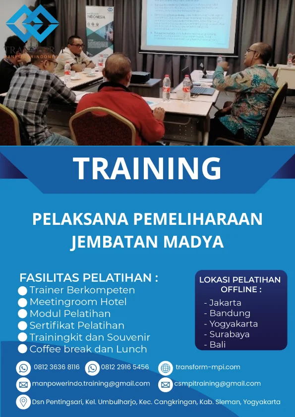 TRAINING PELAKSANA PEMELIHARAAN JEMBATAN MADYA