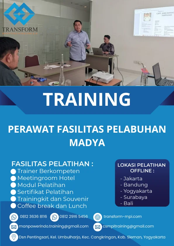 TRAINING PERAWAT FASILITAS PELABUHAN MADYA