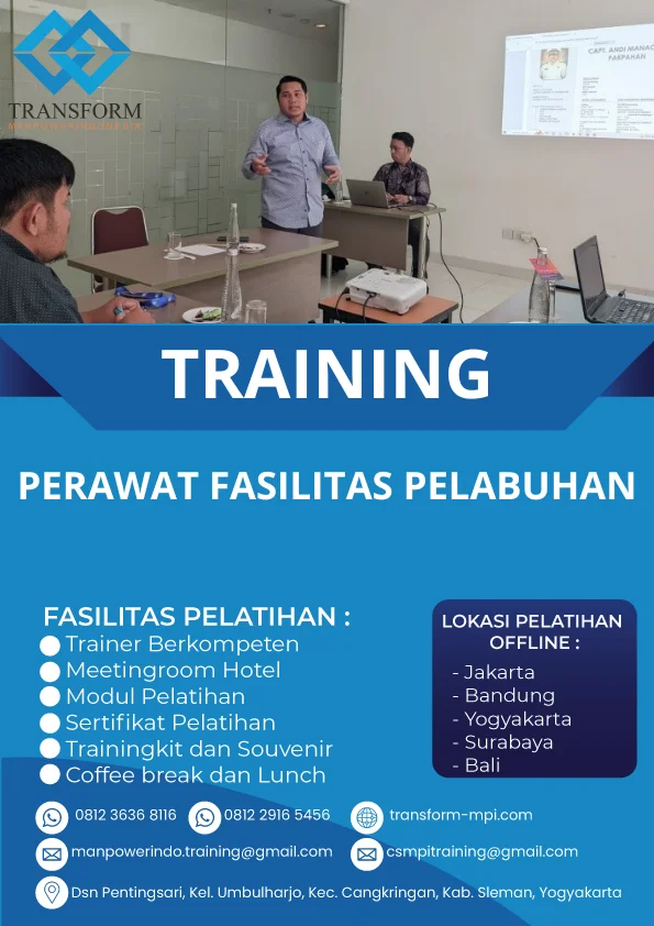 TRAINING PERAWAT FASILITAS PELABUHAN