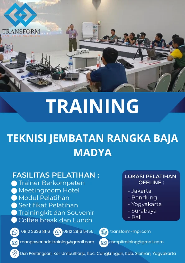 TRAINING TEKNISI JEMBATAN RANGKA BAJA MADYA