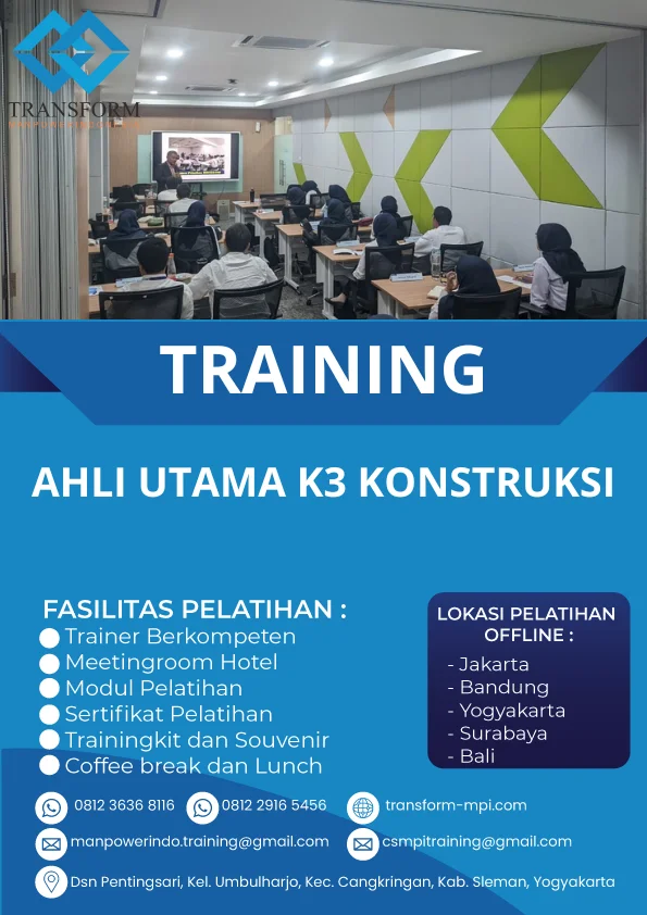 TRAINING AHLI UTAMA K3 KONSTRUKSI
