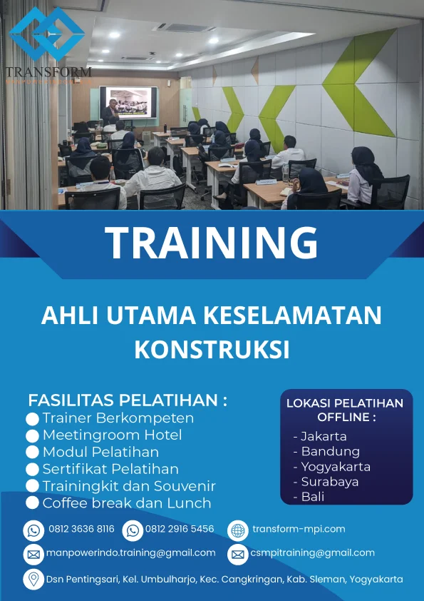 TRAINING AHLI UTAMA KESELAMATAN KONSTRUKSI