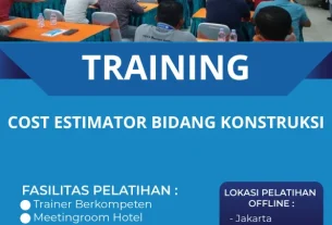 TRAINING COST ESTIMATOR BIDANG KONSTRUKSI