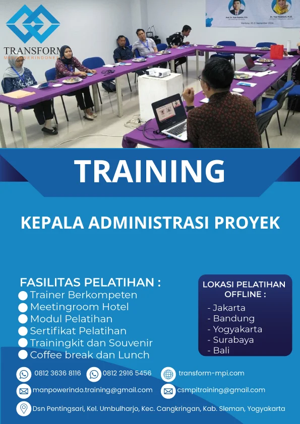 TRAINING KEPALA ADMINISTRASI PROYEK