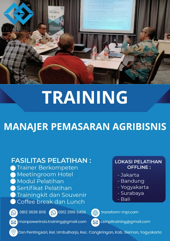 TRAINING MANAJER PEMASARAN AGRIBISNIS