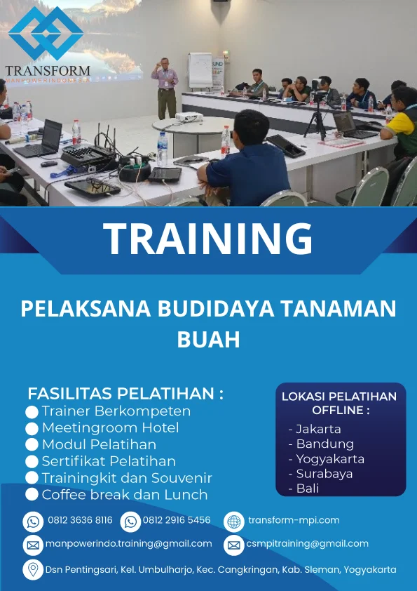 TRAINING PELAKSANA BUDIDAYA TANAMAN BUAH