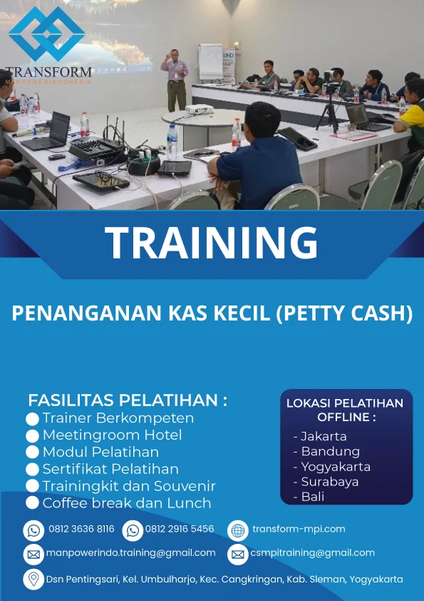 TRAINING PENANGANAN KAS KECIL (PETTY CASH)