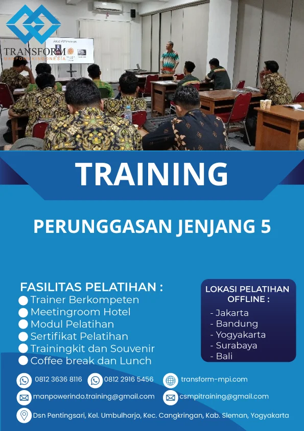 TRAINING PERUNGGASAN JENJANG 5