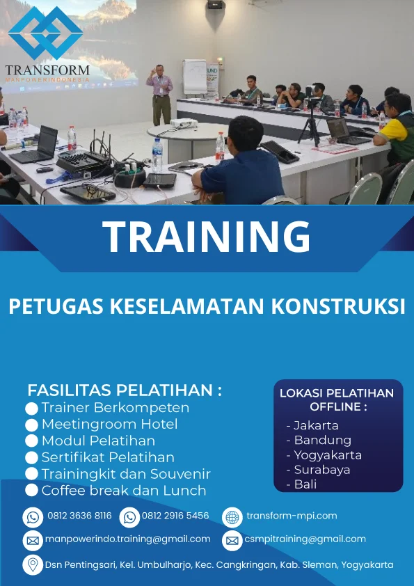 TRAINING PETUGAS KESELAMATAN KONSTRUKSI