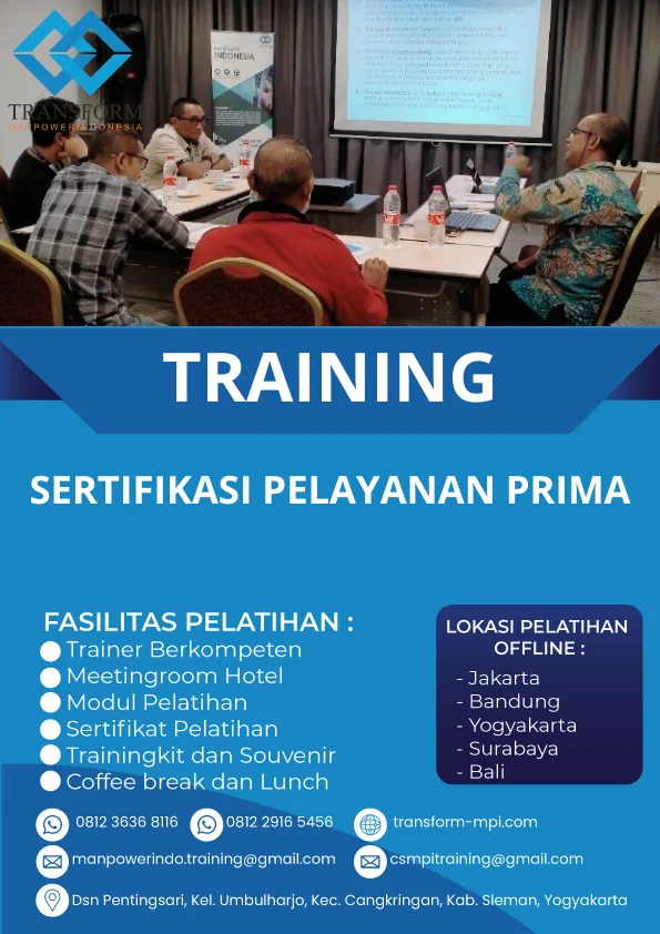 TRAINING PELAYANAN PRIMA