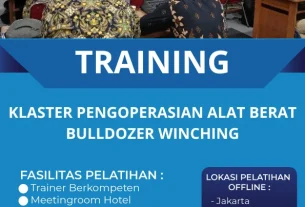 TRAINING KLASTER PENGOPERASIAN ALAT BERAT BULLDOZER WINCHING