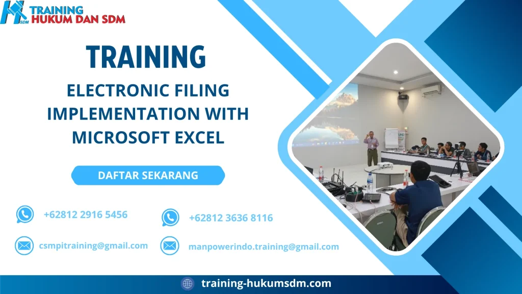 TRAINING ELECTRONIC FILING IMPLEMENTATION WITH MICROSOFT EXCEL