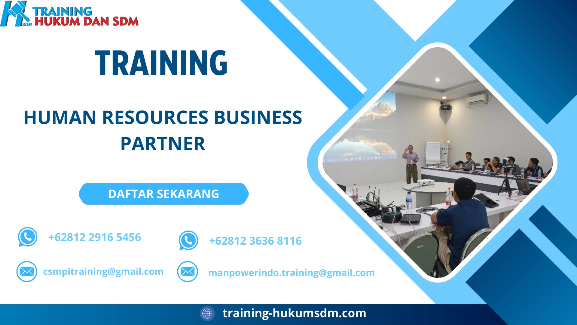 TRAINING HUMAN RESOURCES BUSINESS PARTNER