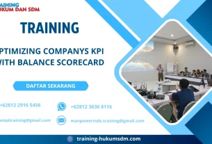 TRAINING OPTIMIZING COMPANYS KPI WITH BALANCE SCORECARD