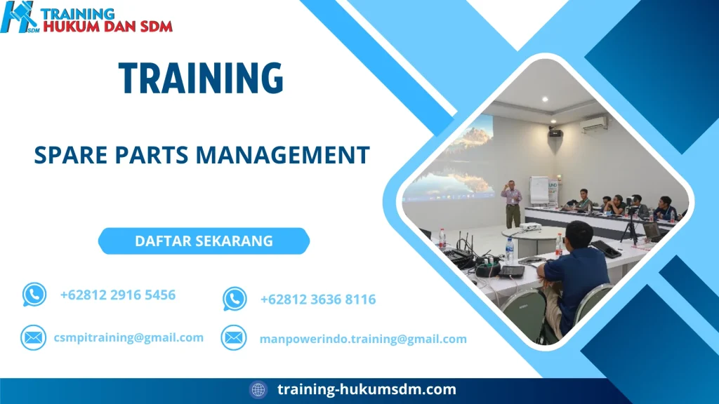 TRAINING SPARE PARTS MANAGEMENT