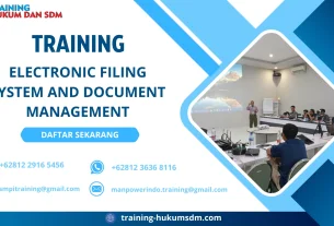 TRAINING ELECTRONIC FILING SYSTEM AND DOCUMENT MANAGEMENT