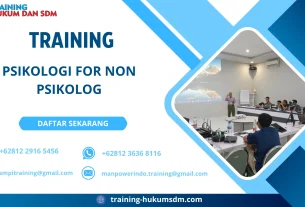 TRAINING PSIKOLOGI FOR NON PSIKOLOG