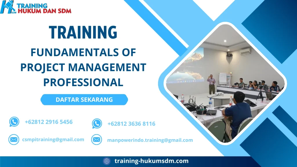 TRAINING FUNDAMENTALS OF PROJECT MANAGEMENT PROFESSIONAL