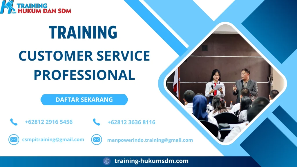 TRAINING CUSTOMER SERVICE PROFESSIONAL