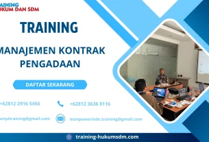 TRAINING MANAJEMEN KONTRAK PENGADAAN