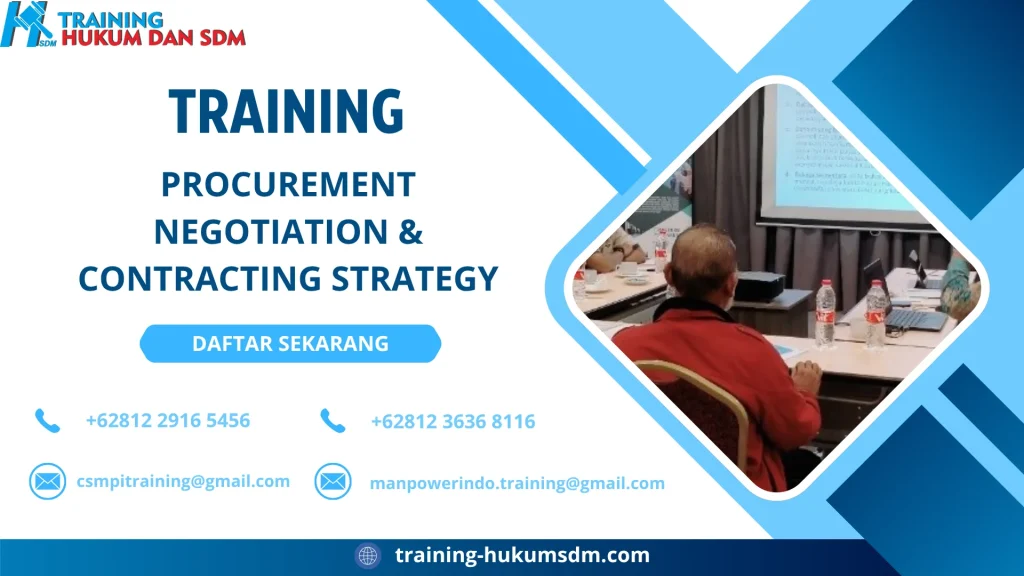 TRAINING PROCUREMENT NEGOTIATION & CONTRACTING STRATEGY