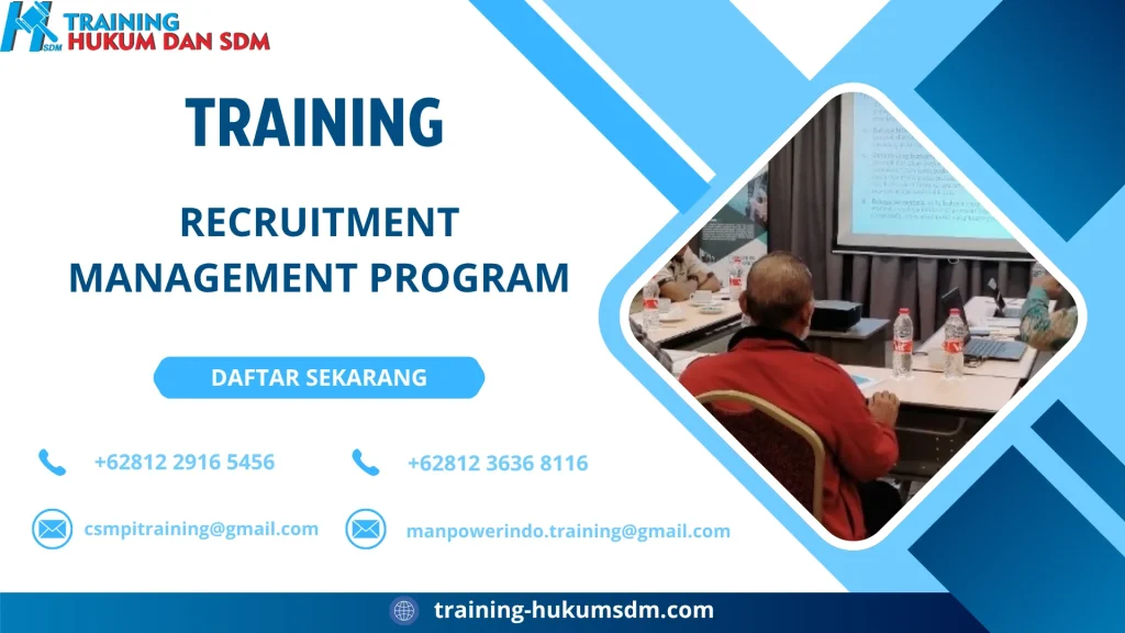 TRAINING RECRUITMENT MANAGEMENT PROGRAM