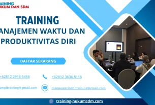 TRAINING MANAJEMEN WAKTU DAN PRODUKTIVITAS DIRI