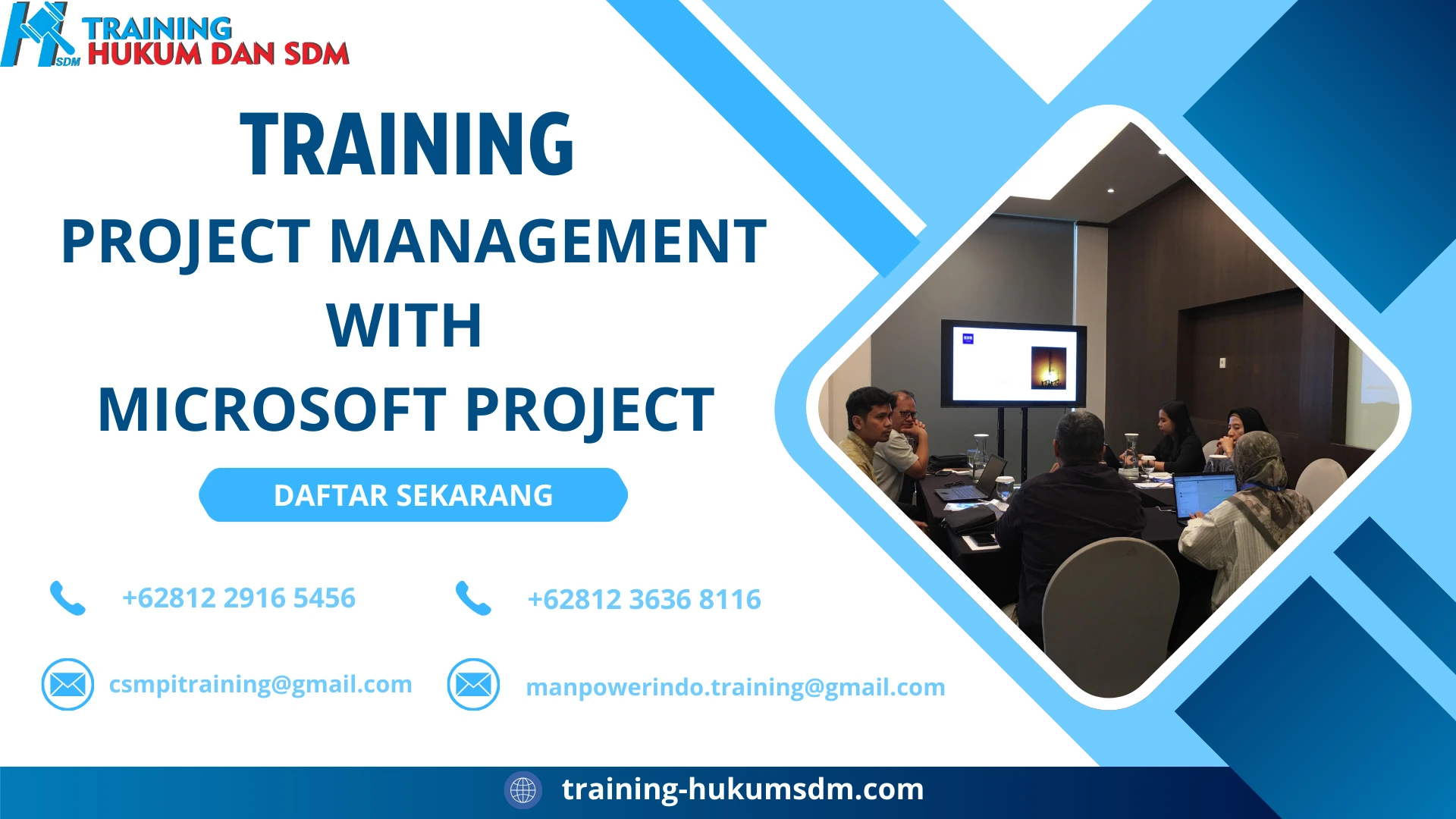 TRAINING PROJECT MANAGEMENT WITH MICROSOFT PROJECT