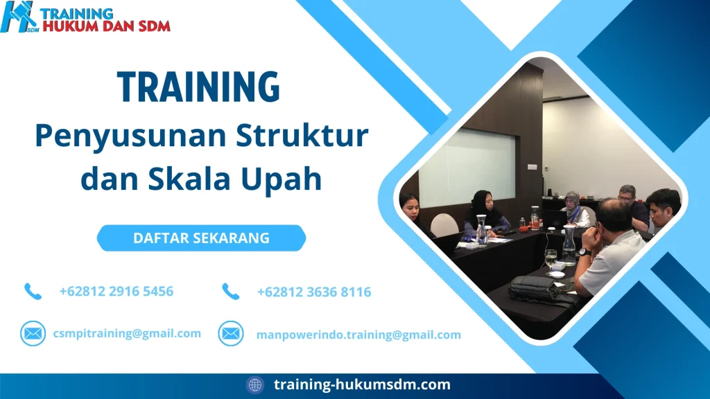 TRAINING Penyusunan Struktur dan Skala Upah