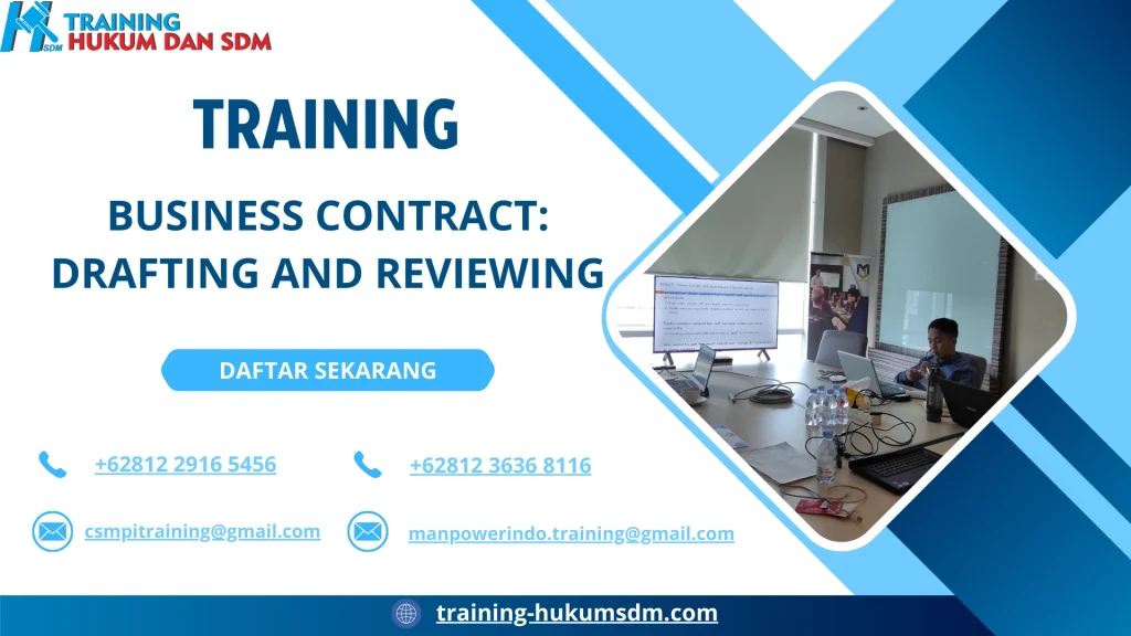 TRAINING BUSINESS CONTRACT DRAFTING AND REVIEWING