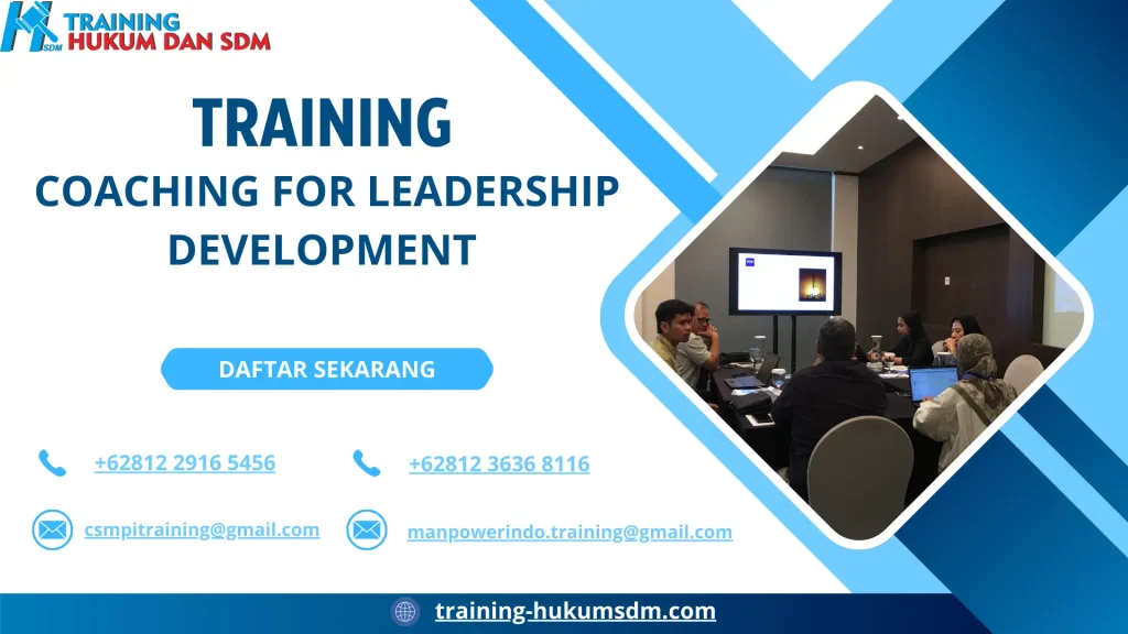 TRAINING COACHING FOR LEADERSHIP DEVELOPMENT